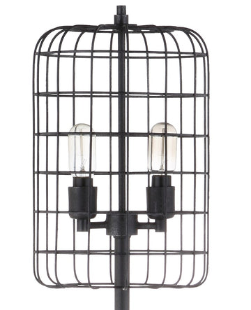 Odette 65" Industrial Metal Floor Lamp - JONATHAN Y